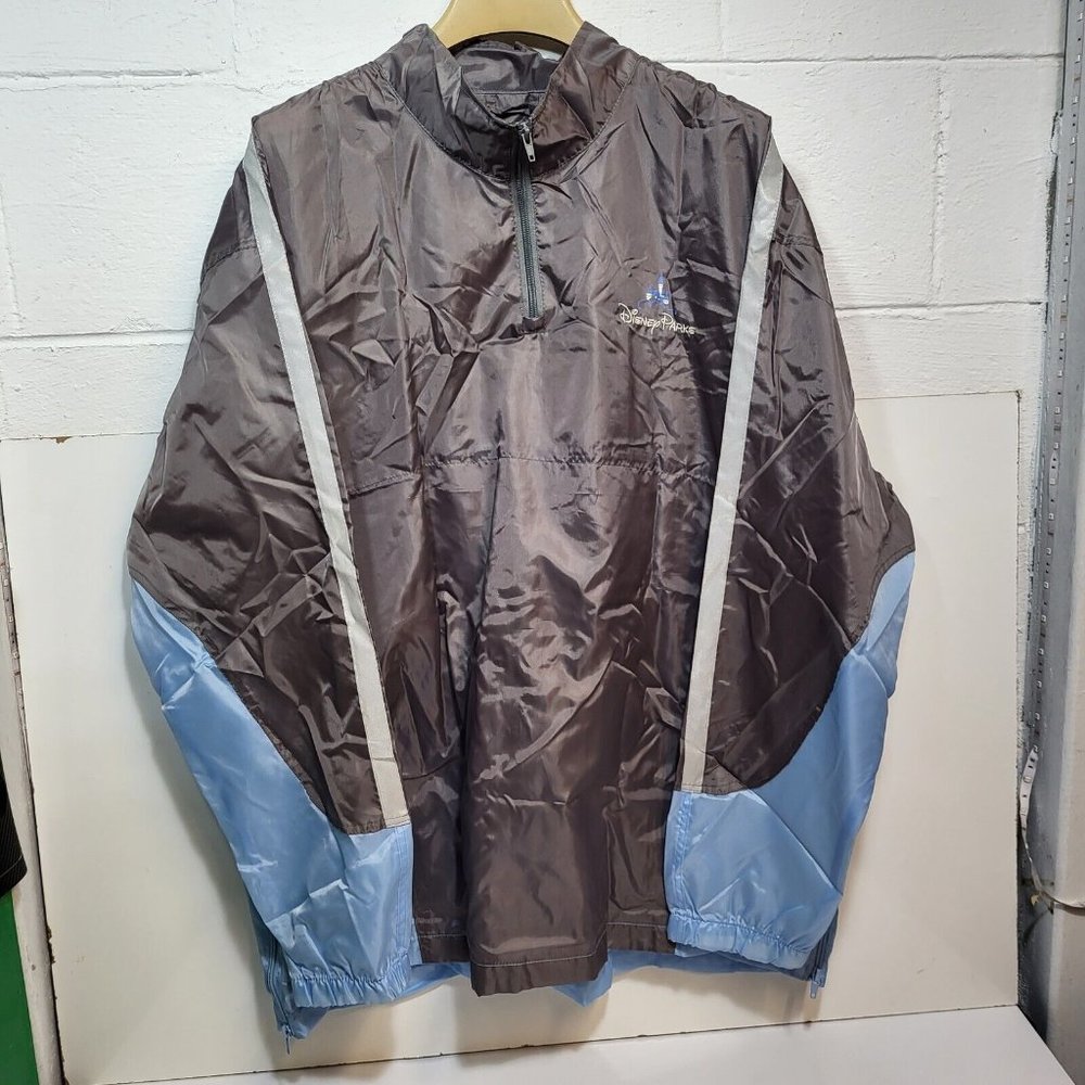Walt Disney Parks Windbreaker Pullover Size XL /XXL Disneyland World Resorts NEW